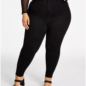 Nina Parker/Macy’s Plus Size Skinny Jeans. Size 20W. NWT. Black.